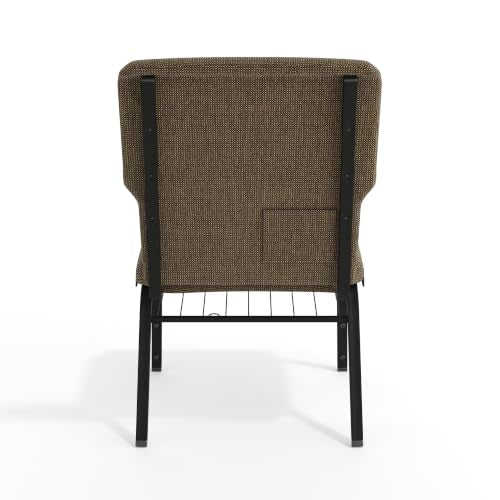 Flash Furniture Jute Fabric/Black Frame / Set of 1 / Classic Chairs