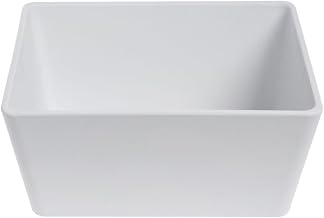 HUBERT Pan Housing 1/2 Size White Melamine - 12 3/4" L x 10 1/4" W x 6" H