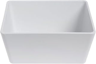 HUBERT Pan Housing 1/2 Size White Melamine - 12 3/4" L x 10 1/4" W x 6" H