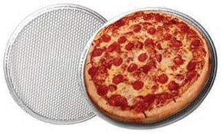 Pizza Screens: Omcan FMA (PSR118) 18" Heavy Duty Crimped, Pizza Screens