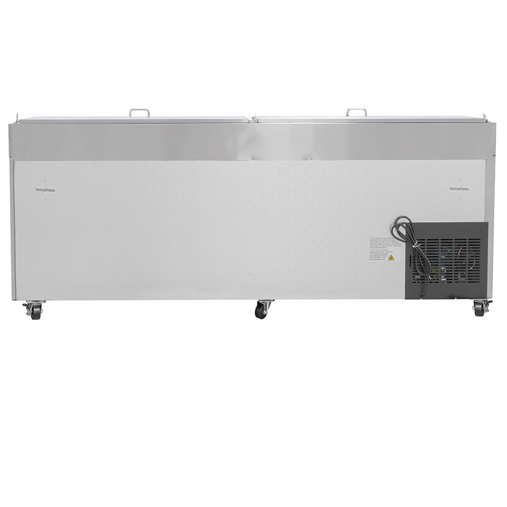 91 7/8" Pizza Prep Table w/Refrigerated Base by MOTAK – 96.46x37.01x45.67, In Description, Check Images, Model MPR-93-X