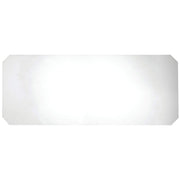 Wire Shelving Clear Plastic Shelf Insert - 60" L x 24" W by HUBERT – Plastic, Clear, Pack of 4, Model SL2460