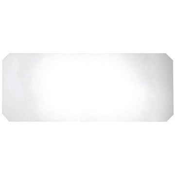 Wire Shelving Clear Plastic Shelf Insert - 60" L x 24" W by HUBERT – Plastic, Clear, Pack of 4, Model SL2460
