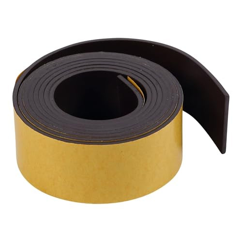 MasterVision 1 / 1" x 4' / Black Magnetic Tape
