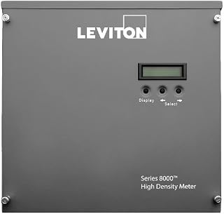 Leviton S8120-122 VerifEye Series 8000 Residential Multiple Point High Density Smart Meter, Phase Config 12x2 with Wiring Harness
