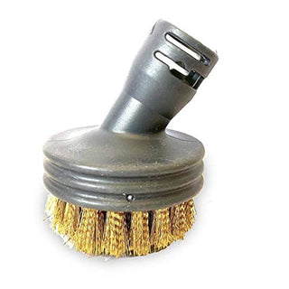 Steamer Brass Bristles Brush - Large by Vapamore – Large, Brass, Gold, Model Primo MR-100