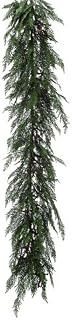 5ft 7in Cedar Twig Artificial Garland -Green (Pack of 2)
