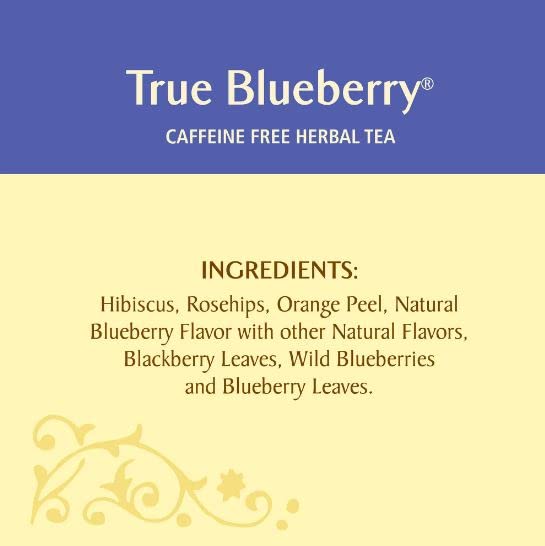True Blueberry Herb Tea (6x20 bag) by Celestial Seasonings – 6x20 bag, Pack of 60, Model 00643957