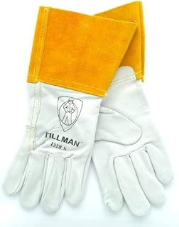1328 Top Grain Goatskin TIG Welding Gloves 4 Cuff, Small by Tillman
