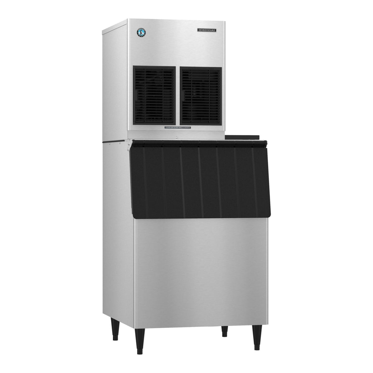 Hoshizaki F-1002MRJZ Slim-Line Series Stainless Steel Ice Machine, 22" Wide, 115V - Cubelet 821