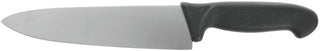HUBERT Cook's Knife Stainless Steel with Black Polypropylene Handle - 8"L Blade