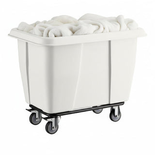 Commercial Cube Truck – 8 Cubic Foot, 500 lb Capacity, White, 39L x 27W x 24H inches