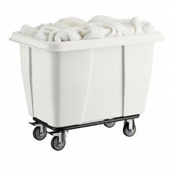 Commercial Cube Truck – 8 Cubic Foot, 500 lb Capacity, White, 39L x 27W x 24H inches