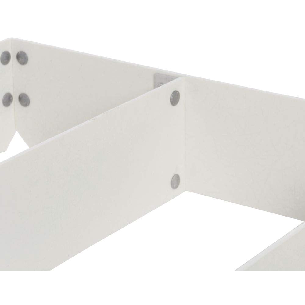Bun Pan Extender Fiberglass Full Size 2-Section Divided Lengthwise - 3"H by MOLDED FIBERGLASS TRAY CO – 3.0 inches, Fiberglass, White, Model 1764011537