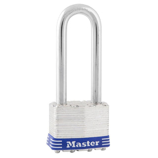 1KALJ Outdoor Padlock with Key by Master Lock – 1LJ, Alloy Steel, Silver, Model 1DLJ
