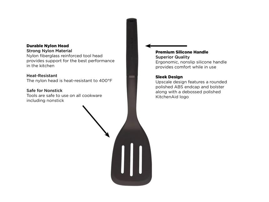 KitchenAid Black / 13.66-Inch / Turner Spatulas