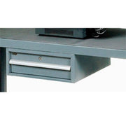 Utility Drawer for Two Shelf Heavy Duty Steel Service Carts by Global Industrial – Steel, Gray, Model 502289