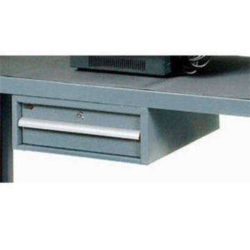 Utility Drawer for Two Shelf Heavy Duty Steel Service Carts by Global Industrial – Steel, Gray, Model 502289