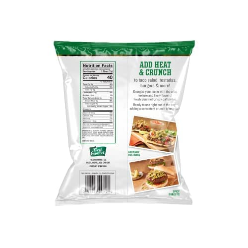 Fresh gourmet Crispy Jalapenos by Sugar Foods – 1 Pound (Pack of 10), Pack of 10, Model 55712
