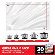 Stock Your Home 30 / 30 Count / Clear Commercial Cooking Equipment