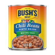 Bush's Best Mild Pinto Bean Chili / 111 Ounce (Pack of 6) / Mild Pinto Garbanzo Beans