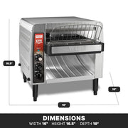 Waring 6-20 Phase Plug / 208-Volt / Silver Toasters