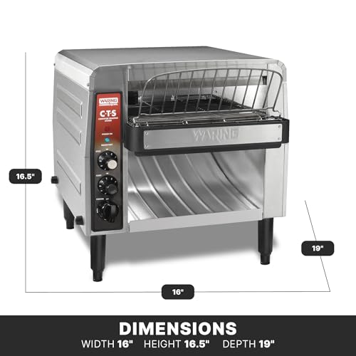 Waring 6-20 Phase Plug / 208-Volt / Silver Toasters