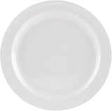 CAC China MLNC-6 Maxwell White Narrow Rim Plate 6 1/2" - 4 doz