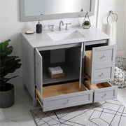 Elegant Decor 42" - Single / Grey / Traditional Bathroom Vanities