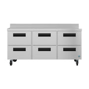Hoshizaki WR72B-D6 Refrigerator Six Drawers, 72" Wide, 115V - photo 2