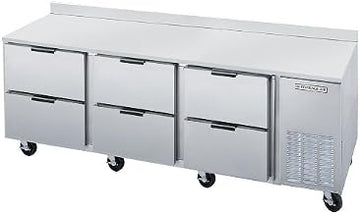 Beverage-Air WTRD72AY-6 Worktop Refrigerator 6 Drawers 21.5 Cu. ft.