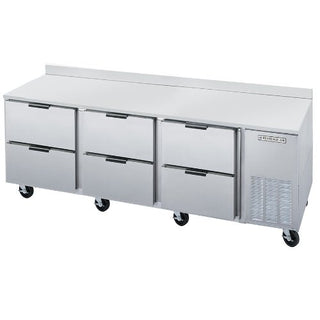 Beverage-Air Worktop Refrigerator 6 Drawers 21.5 Cu. ft. by Beverage Air – Stainless-Steel, Model WTRD72AY-6