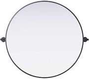 Elegant Kitchen and Bath Amoura 30X30 Pivot Mirror in Black