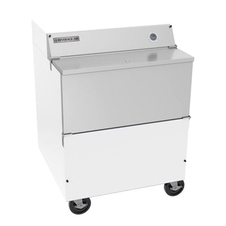 Forced Air School Milk Cooler by Beverage Air – 13.59 cubic_feet, Stainless Steel, Model SMF34HC-1-W