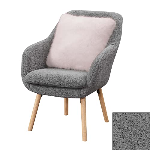 Convenience Concepts Sherpa Gray / Chair / (L) 25.25 in. x (W) 26.75 in. x (H) 33.5 in. Chairs