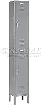 Global Industrial Paramount Double-Tier 2 Door Locker, 12"W x 12"D x 78"H