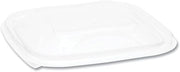 Pactiv Evergreen EarthChoice Recycled PET Container Lid, For 8/12/16 oz Container Bases, 5.5 x 5.5 x 0.38, Clear, Plastic, 504/Carton