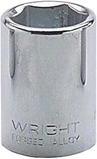 Wright Tool 20-06MM 1/4" Drive 6 Point Standard Metric Socket, 6mm