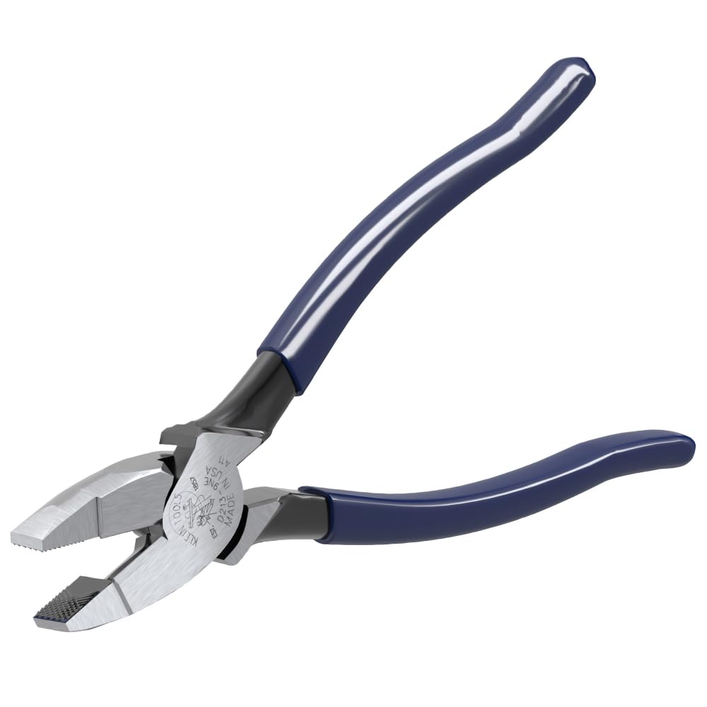 Plier Set by KLEIN TOOLS – 8-Inch (3-Piece), Alloy Steel, Red, Model 80020