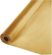 Creative Converting Tablecover Roll Plastic Table Cover-40' x 100' 1 Pc, One Size, Glittering Gold