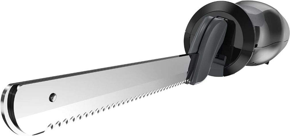 Black and Decker Electric Knife, 7-Inch Stainless Steel Blades, Black