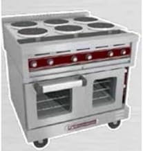 Southbend SE36T-HHH 36" Heavy Duty Electric Range w/ (3) 12" Hot Tops & (1) TruVection Oven