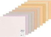 Canson Mi-Teintes Coloured Drawing 160gsm 50x65cm Paper Pack, Double Sided: Honeycomb & Fine Grain, 10 Pastel Colour Sheets, for Professional Artists & Illustrators