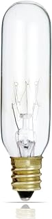 Satco S3912 145V Candelabra Base 15-Watt T6 Switchboard Bulb, Clear
