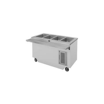 60" Heated Cabinet Base Hot Food Table by Randell – Multi Color, Model RANFG HTD-4B