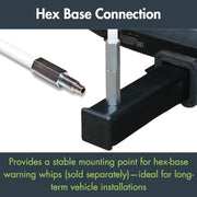 Checkers Hitch Mount / Black / For Any Size Pole Hitch Mounts
