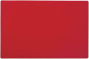 Kratos by Hubert Red Plastic Cutting Board - 12"L x 18"W x 1/2"H