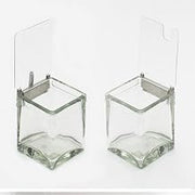 4W x 4D x .5H Optional Glass Jar Lids with Notch 3 Ct