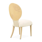 Brown Camellia Field Dining Side Chair Set of by Michael Amini – Solid; Manufactured Wood, Caramel, Model N9090003-134