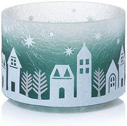 Yankee Candle Winter Village Barrel Shaped Large Jar Candle Holder